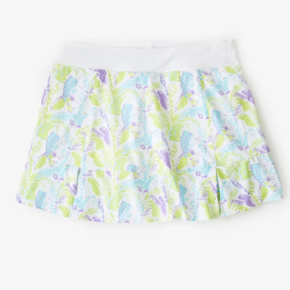NWT Tasc Rhythm Tennis Skirt/Skort in White Tropics Print!